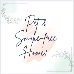 Pet & Smoke-free Home!